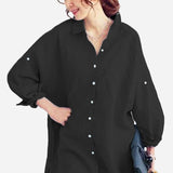 Oversized 100% Cotton Linen Shirt