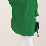 Oversized 100% Cotton Linen Shirt