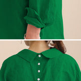 Oversized 100% Cotton Linen Shirt