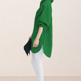 Oversized 100% Cotton Linen Shirt