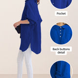 Oversized 100% Cotton Linen Shirt