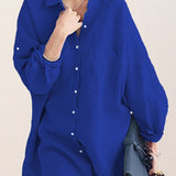 Oversized 100% Cotton Linen Shirt