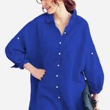Oversized 100% Cotton Linen Shirt