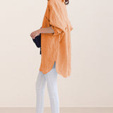 Oversized 100% Cotton Linen Shirt