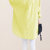 Oversized 100% Cotton Linen Shirt