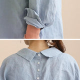 Oversized 100% Cotton Linen Shirt