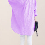 Oversized 100% Cotton Linen Shirt