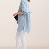 Oversized 100% Cotton Linen Shirt