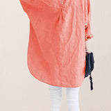 Oversized 100% Cotton Linen Shirt