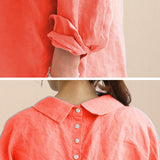 Oversized 100% Cotton Linen Shirt