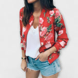 Inès - Floral Print Bomber Jacket