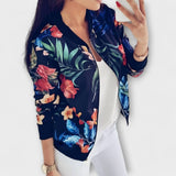 Inès - Floral Print Bomber Jacket