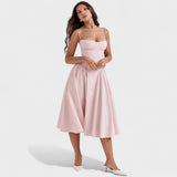 Maëva - Midi Length Corset Dress
