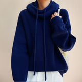 Sarah - Chic High Neck Knit Sweater