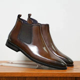 Élodie - Leather Chelsea Ankle Boots
