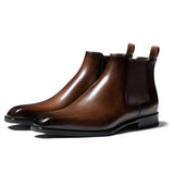 Élodie - Leather Chelsea Ankle Boots