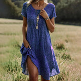 Anaïs - Boho Chic Midi Dress