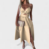 Justine - Chic Midi Dress