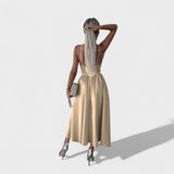 Justine - Chic Midi Dress