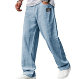 Callen - Lightweight Textured Straight-Cut Trousers