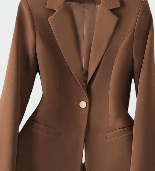Ciara - Chic Minimalist Blazer - Charlotte & Willow, back