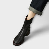 Anaïs - Chic Leather Ankle Boots