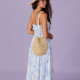 Justine - Midi Dress with Floral Print