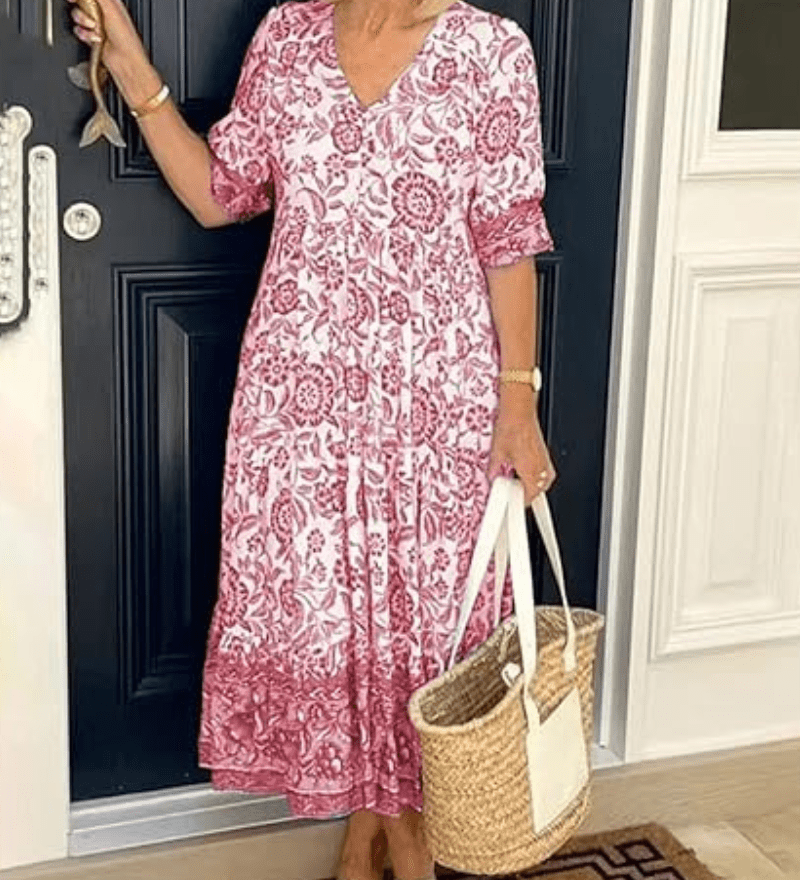 Rita - Chic Summer Dress - Charlotte & Willow, styled look