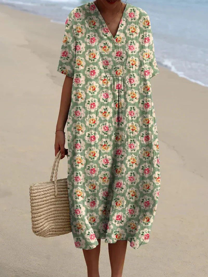 Justine - Robe Florale Coton