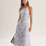 Victory - Midi Dress with Floral Print