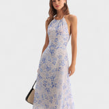 Victory - Midi Dress with Floral Print