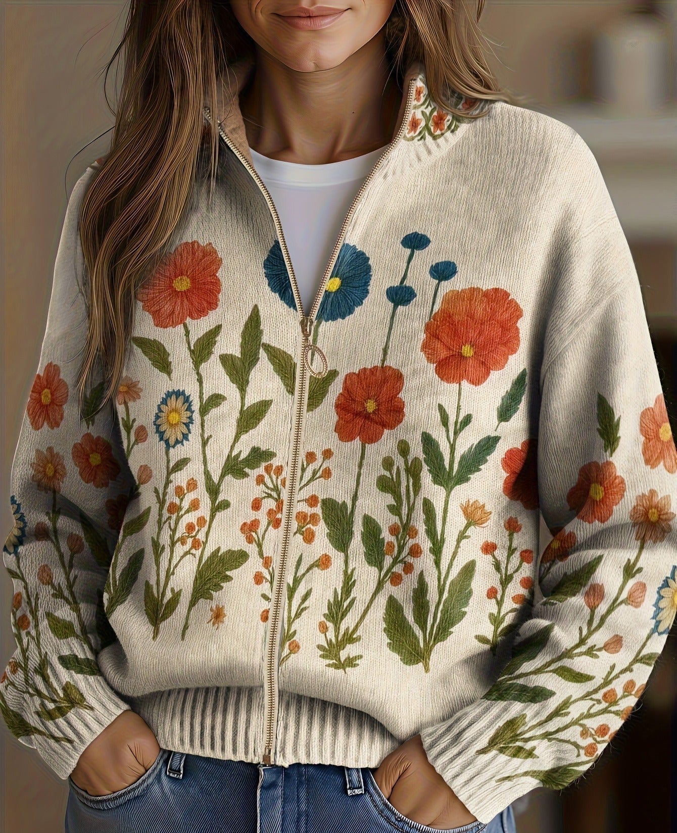 Eavan Summer Meadow Cardigan - Charlotte & Willow