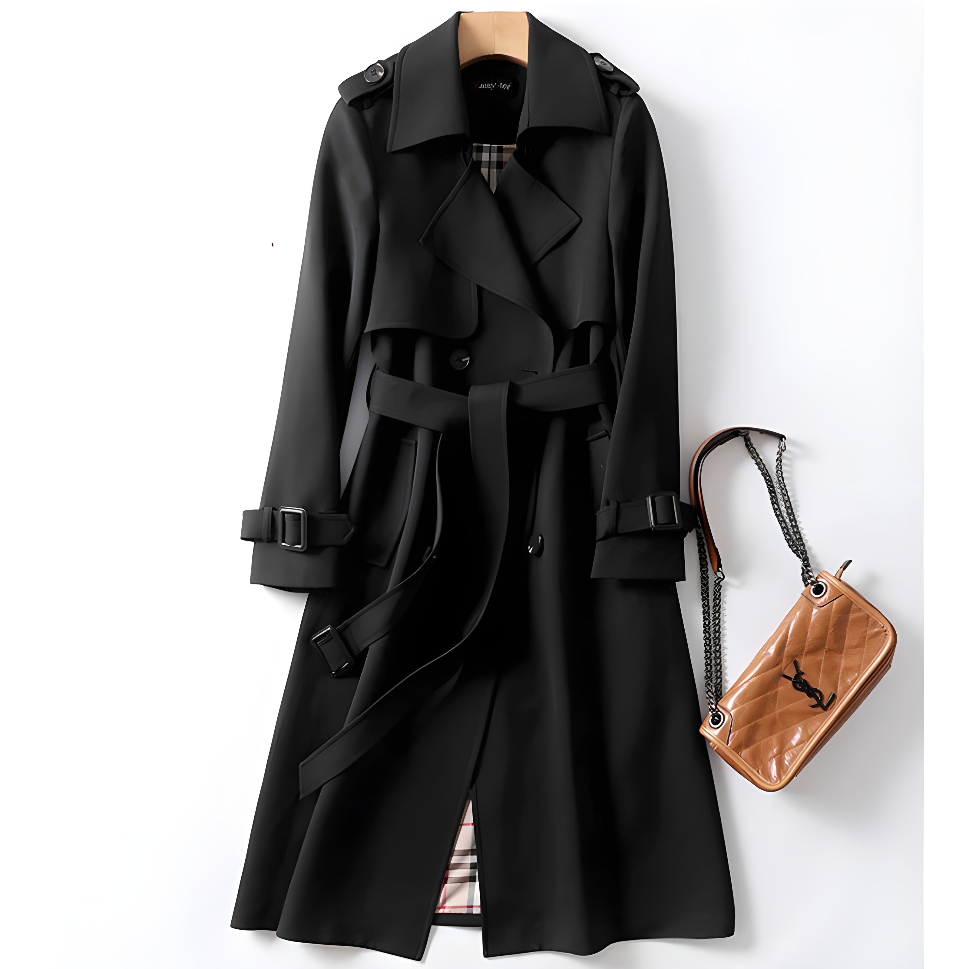 Anaïs - Chic Tailored Coat - Charlotte & Willow, detail